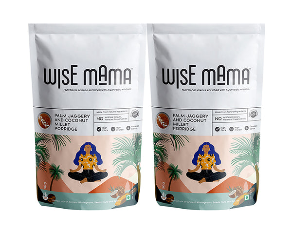 Palm Jaggery and  Coconut Millet Porridge