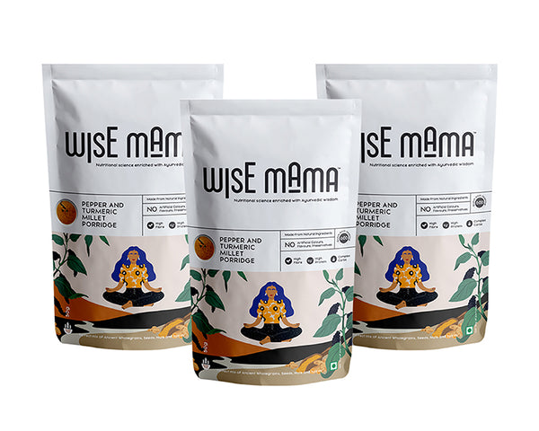 Pepper and Turmeric Millet Porridge