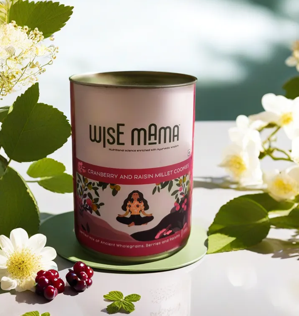 Cranberry & Raisin millet cookies
