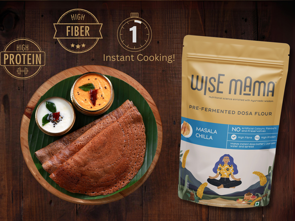 Pre-fermented Instant Masala Millet Chilla / Dosa