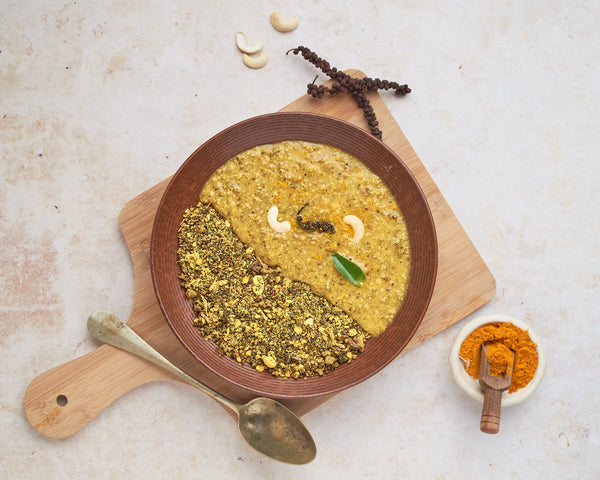Pepper and Turmeric Millet Porridge - wisemama.in