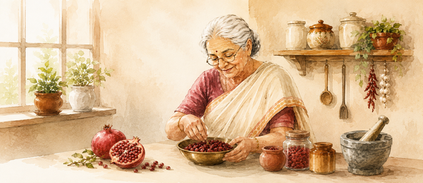 One Pomegranate, So Many Stories: What Grandma Knew About Anardana