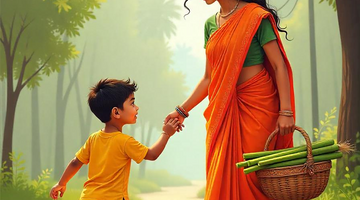 Wise Mama and the Curious Boy: Exploring the Joy of Kites, Sweets, and Sankranti Traditions