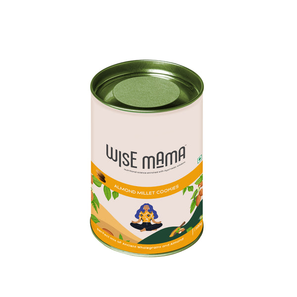 Almond Millet Cookies - wisemama.in
