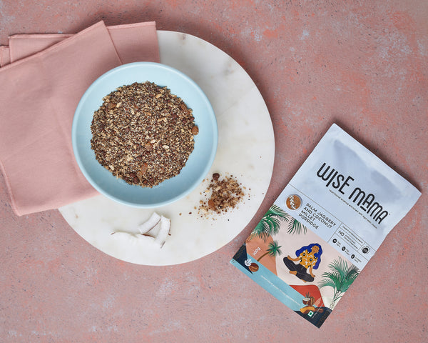 Palm Jaggery and  Coconut Millet Porridge - wisemama.in