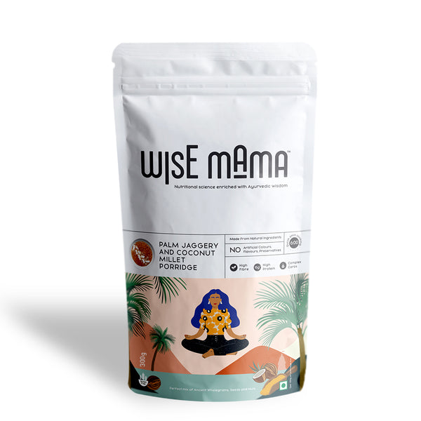 Palm Jaggery and  Coconut Millet Porridge - wisemama.in