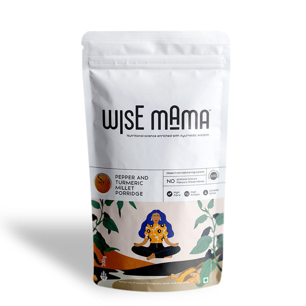 Pepper and Turmeric Millet Porridge - wisemama.in