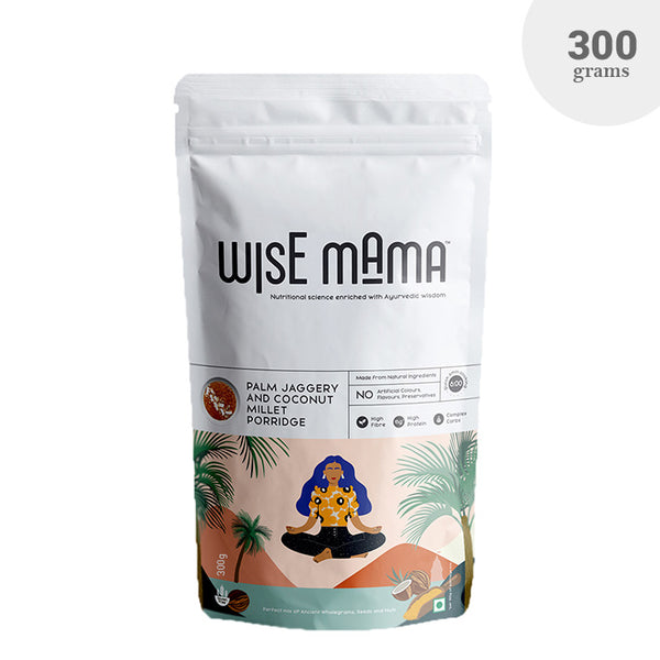 Palm Jaggery and  Coconut Millet Porridge - wisemama.in