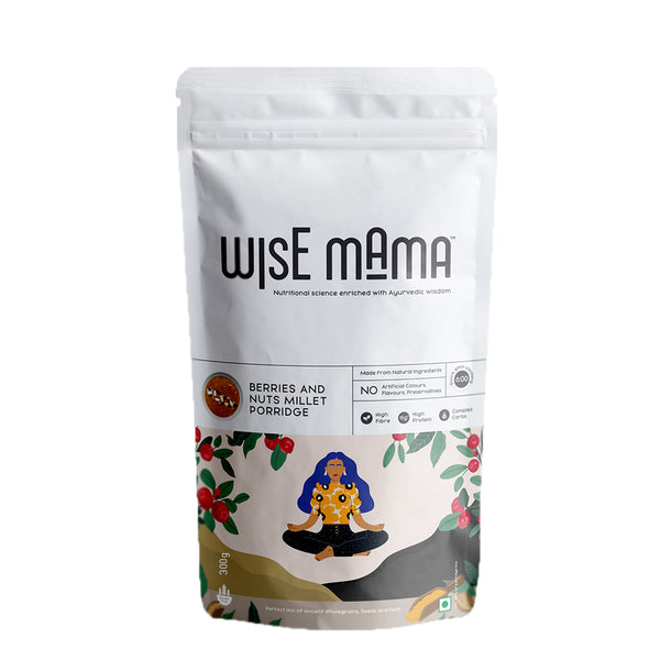 Berries and Nuts Millet Porridge - wisemama.in